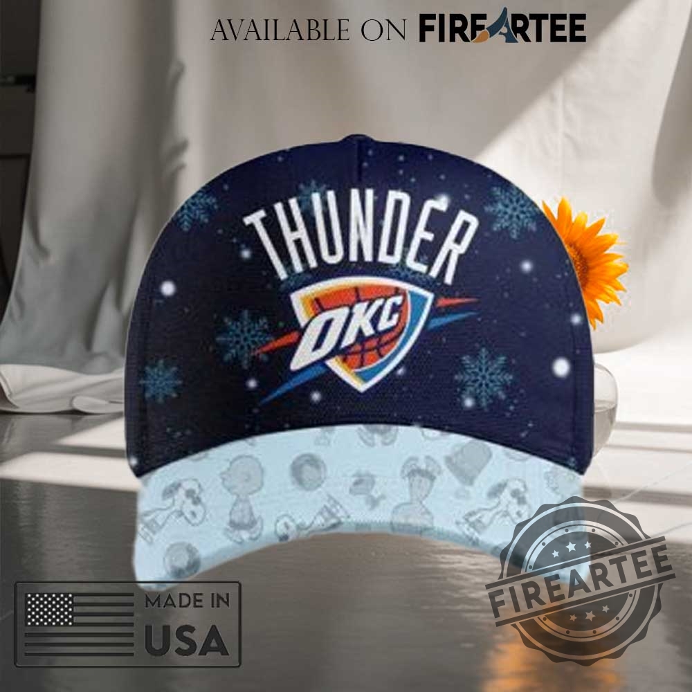 Oklahoma City Thunder Peanuts And Snoopy Cap 5 Oklahoma City Thunder Peanuts and Snoopy Cap