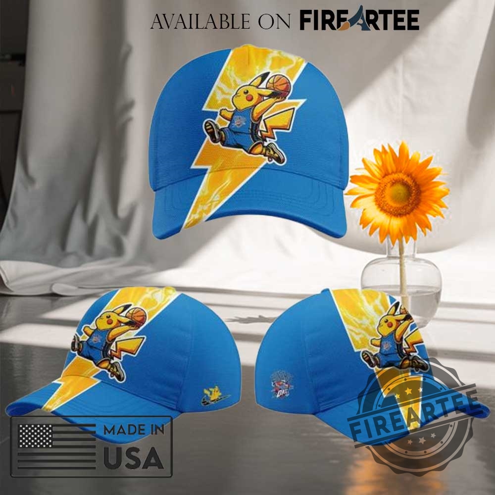 Oklahoma City Thunder X Pokémon Go Cap 5 Oklahoma City Thunder x Pokémon GO Cap