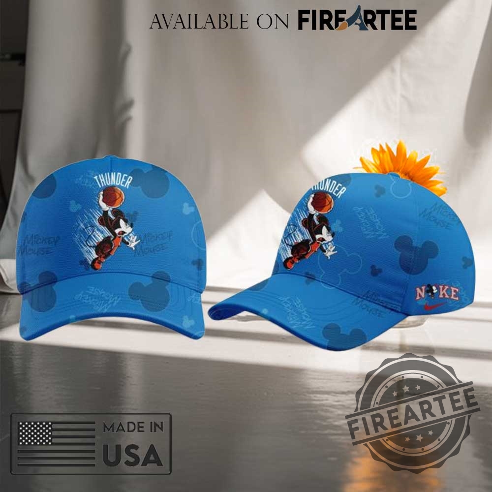 Oklahoma City Thunder Mickey Friends Cap 4 Oklahoma City Thunder Mickey & Friends Cap