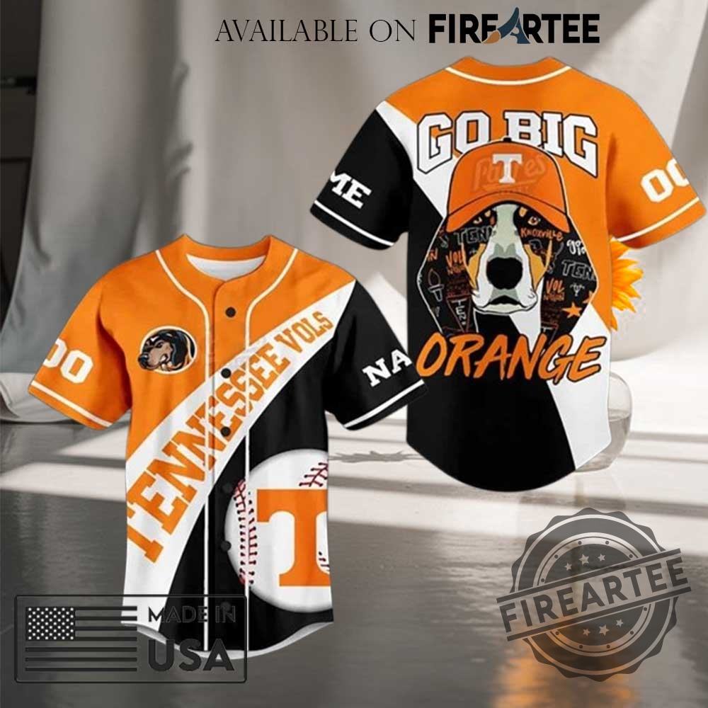 "Top Trendy Baseball Jerseys: Morgan Wallen, Dodgers, Mets, Ateez, Bad Bunny" 4 Go T Big Orange Custom Baseball Jersey Tennessee Volunteers Team Design