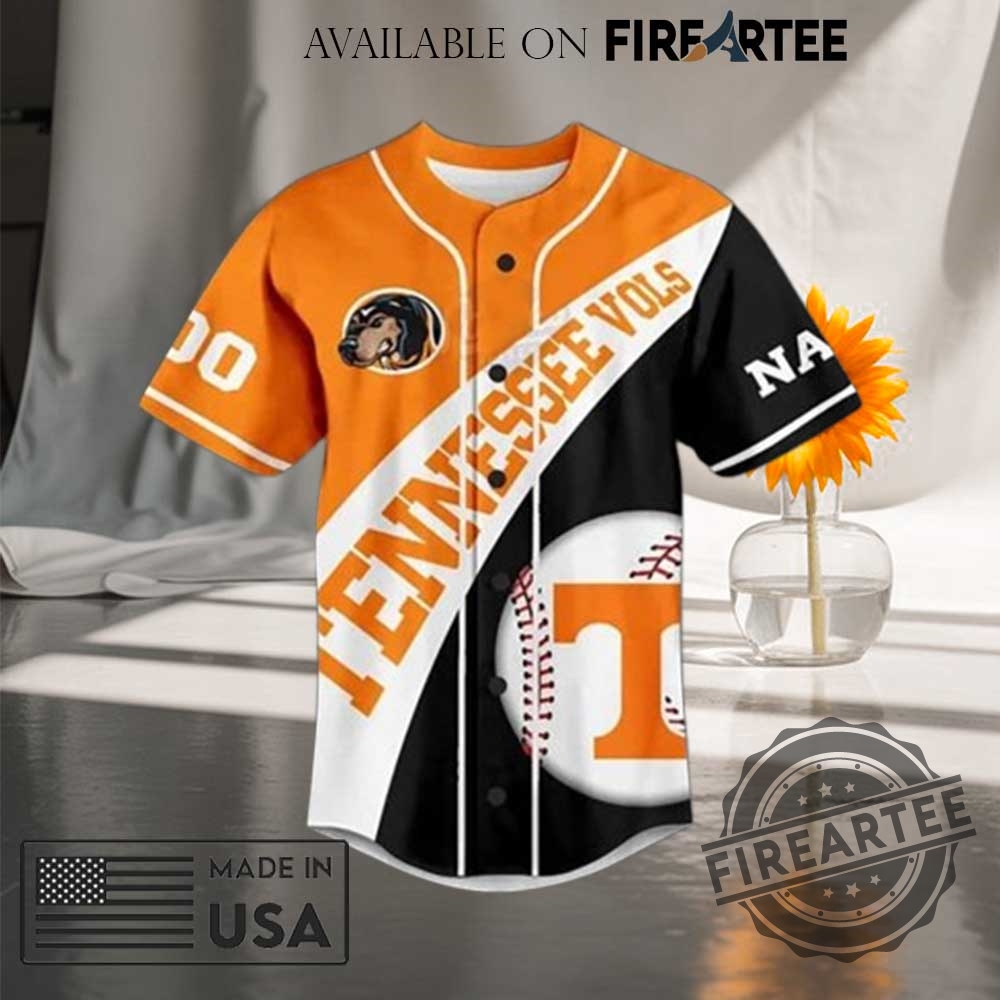 Go T Big Orange Custom Baseball Jersey Tennessee Volunteers Team Design 5 Go T Big Orange Custom Baseball Jersey Tennessee Volunteers Team Design