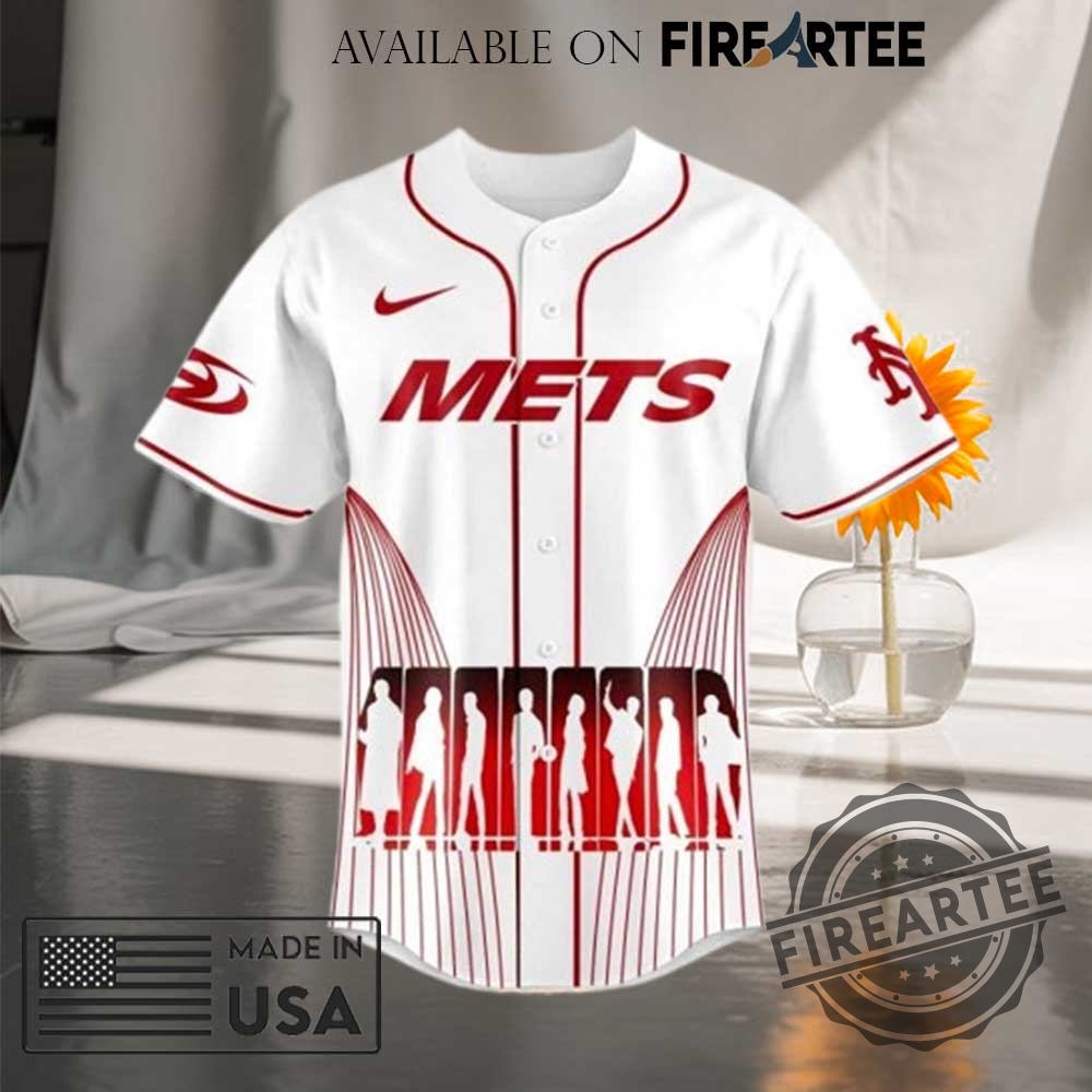 New York Mets Ateez World Tour Signature White Jersey 5 New York Mets ATEEZ World Tour Signature White Jersey