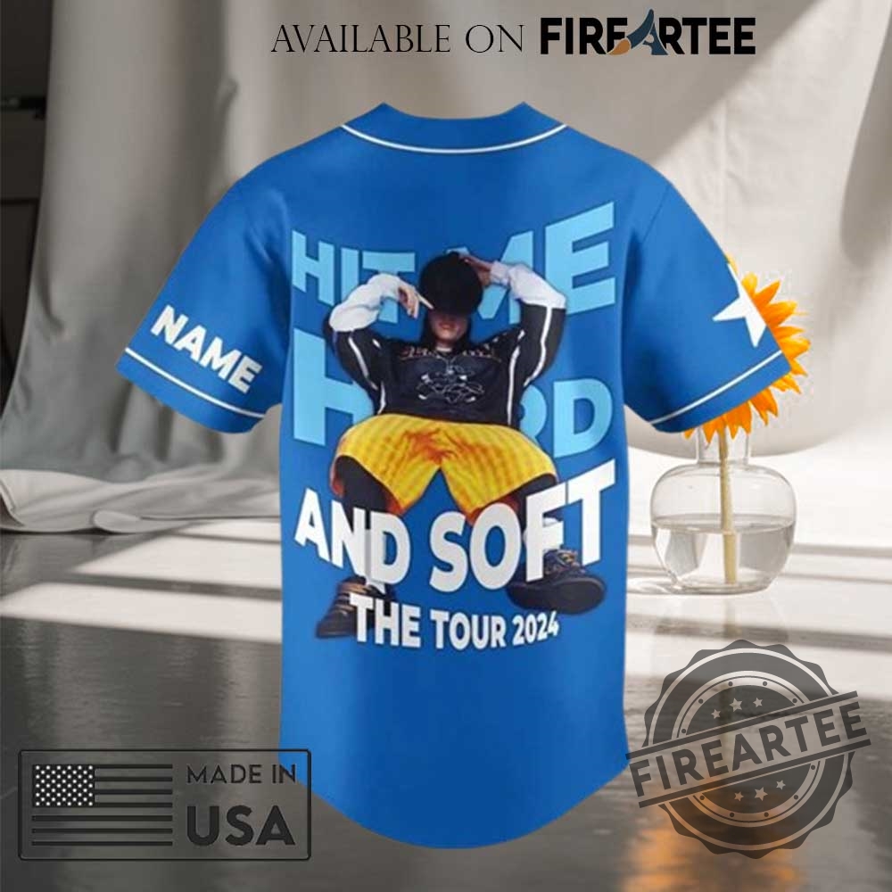 Hit Me Hard And Soft Tour Design Billie Eilish Baseball Jersey 5 Hit Me Hard And Soft Tour Design Billie Eilish Baseball Jersey