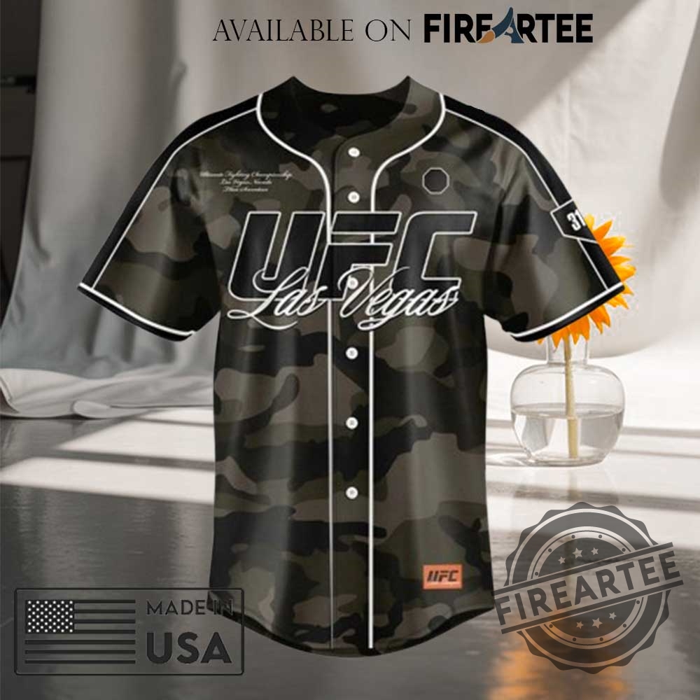Ufc Las Vegas 317 Camo 2025 Baseball Jersey 4 UFC Las Vegas 317 Camo 2025 Baseball Jersey