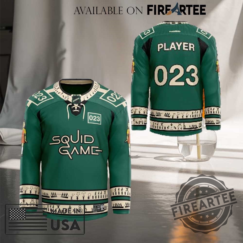 "Top Trendy Baseball Jerseys: Morgan Wallen, Dodgers, Mets, Ateez, Bad Bunny" 13 Squid Game Player Hockey Jersey