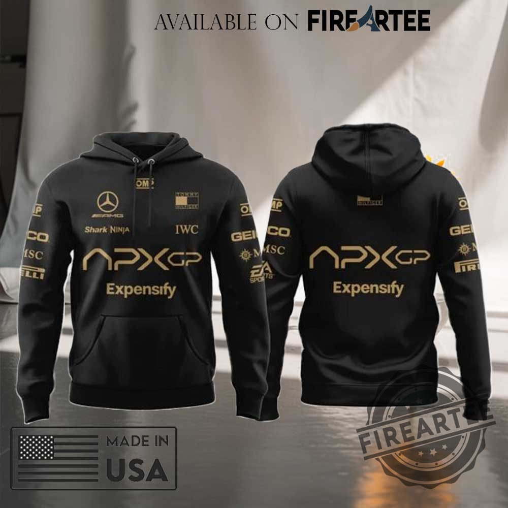 Black F1 The Movie 2025 Apxgp Brad Pitt Allover Print Hoodie