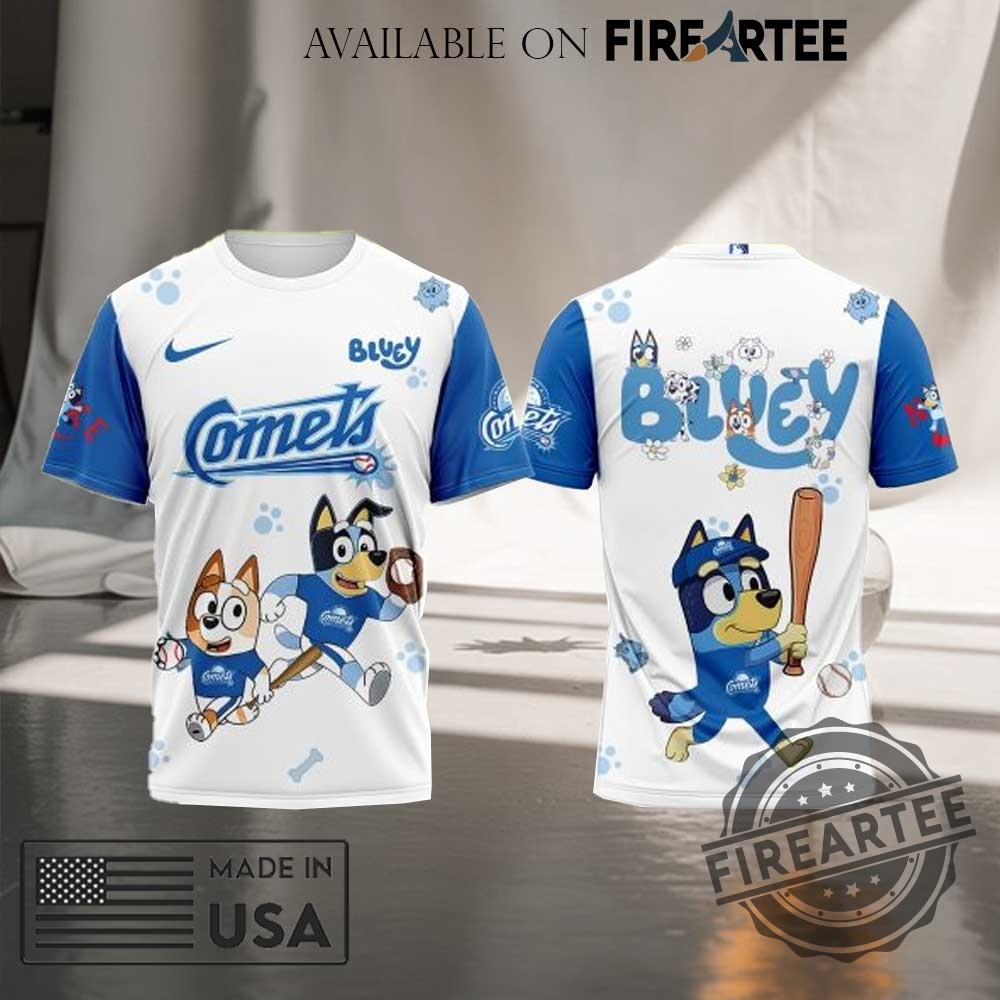 Oklahoma City Comets Bluey  Bingo 2025 3D Tshirt
