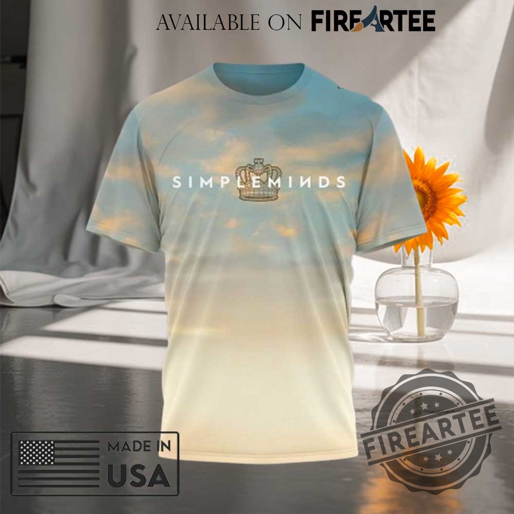 Simple Minds Summer Live 2025 Allover Print Shirt 4 Simple Minds "Summer Live 2025" All-Over Print Shirt