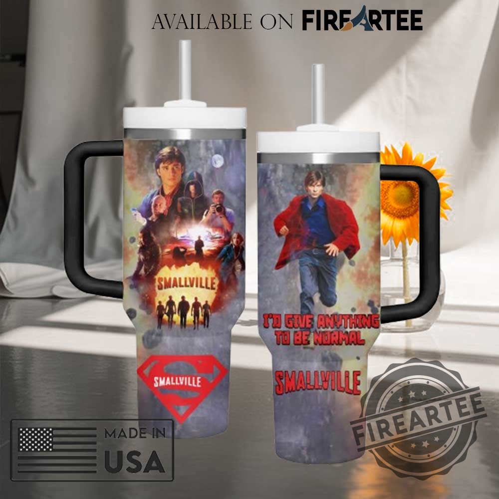 Dc Comics Smallville Fan Gift Stanley Tumbler Superhero Show Merch
