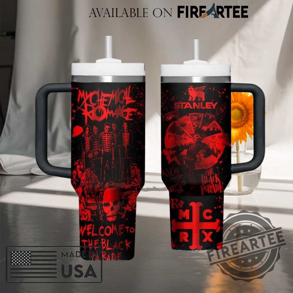 My Chemical Romance The Black Parade 40Oz Tumbler With Handle