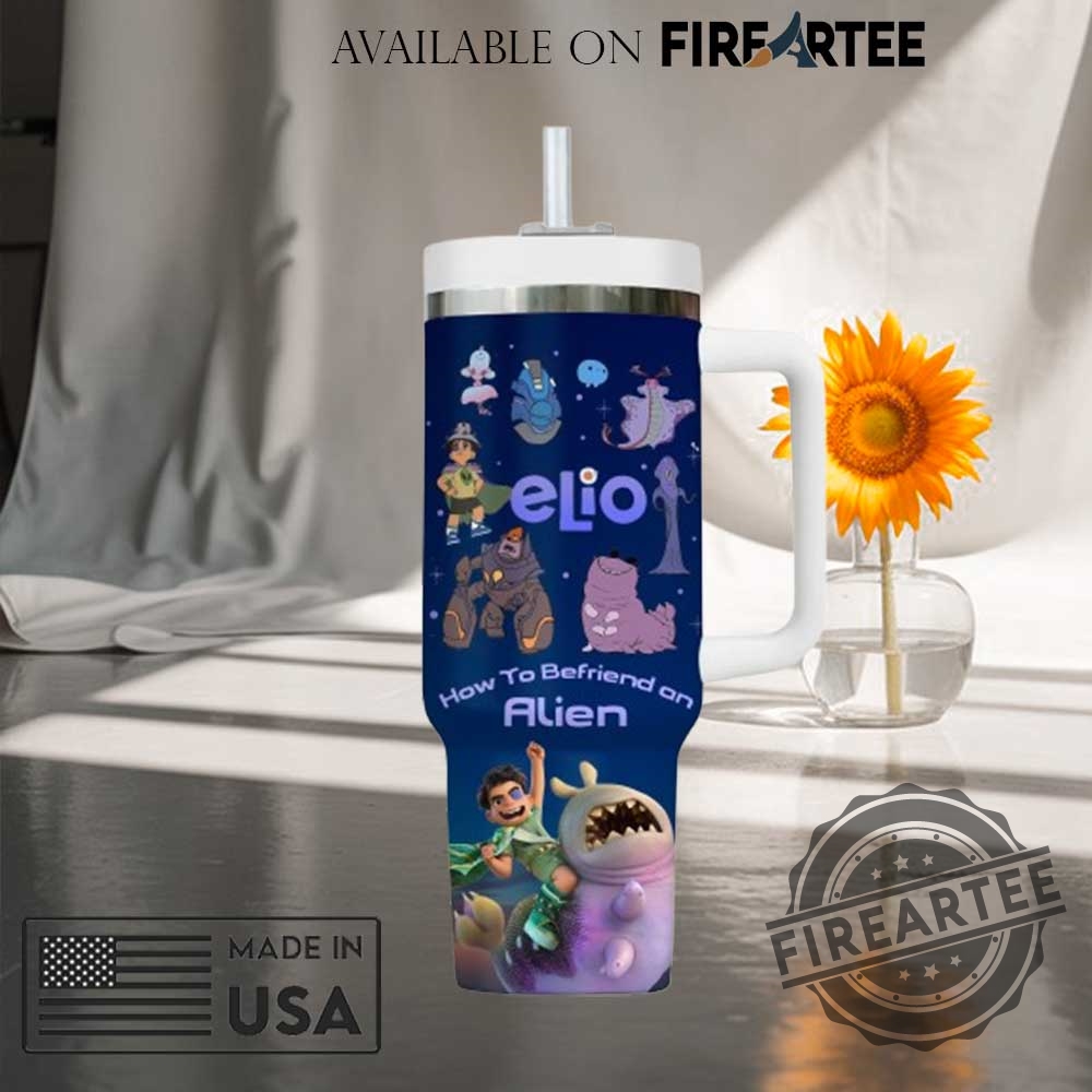 Disney Pixar Elio Movie Poster Custom Stanley Style Tumbler With Handle New Film 2025 4 Disney Pixar Elio Movie Poster Custom Stanley Style Tumbler with Handle - New Film 2025