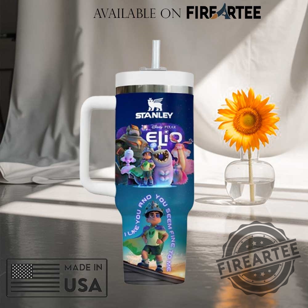 Disney Pixar Elio Movie Poster Custom Stanley Style Tumbler With Handle New Film 2025 5 Disney Pixar Elio Movie Poster Custom Stanley Style Tumbler with Handle - New Film 2025