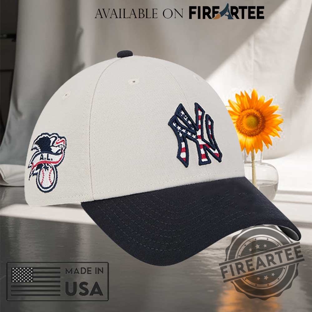 New Era New York Yankees 4Th Of July Embroidered Trucker Cap