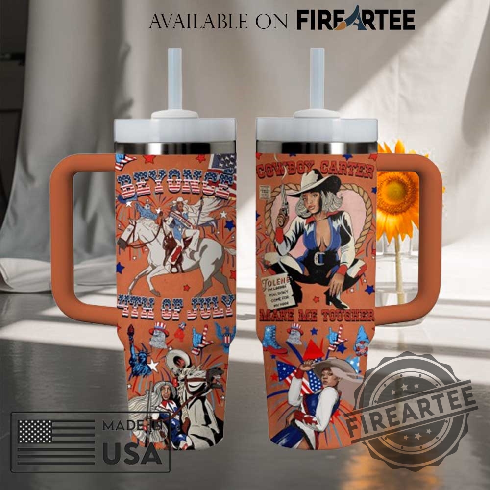 Beyoncé Renaissance Tour Cowboy Carter 4Th Of July Tumbler Queen Bey Fan Gift