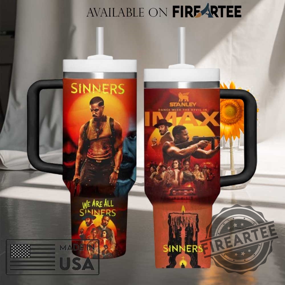 Sinners Movie Insulated Tumbler We Are All Sinners Film Fan Mug