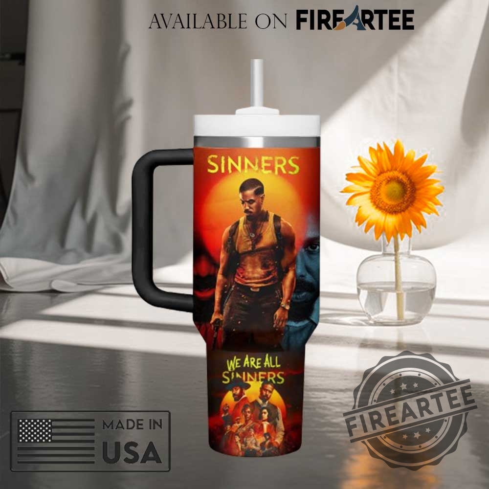 Sinners Movie Insulated Tumbler We Are All Sinners Film Fan Mug 6 SINNERS Movie Insulated Tumbler "We Are All Sinners" Film Fan Mug