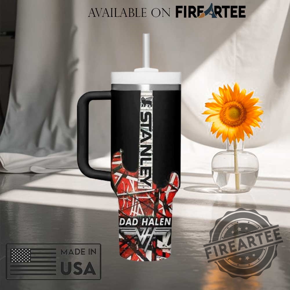 Van Halen Guitar Design Tumbler Homer Simpson Eddie Van Halen Fan Mug Dad Gets Up Rock Band Drinkware 4 Van Halen Guitar Design Tumbler Homer Simpson Eddie Van Halen Fan Mug "Dad Gets Up" Rock Band Drinkware