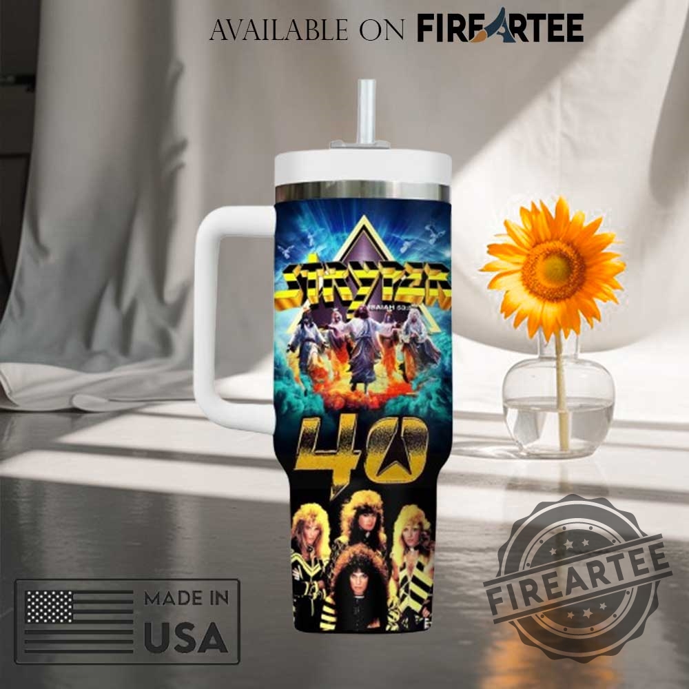 Stryper 40Th Anniversary Insulated Tumbler Christian Metal Band Fan Mug Heavy Metal Collectible Drinkware 6 Stryper 40th Anniversary Insulated Tumbler Christian Metal Band Fan Mug Heavy Metal Collectible Drinkware