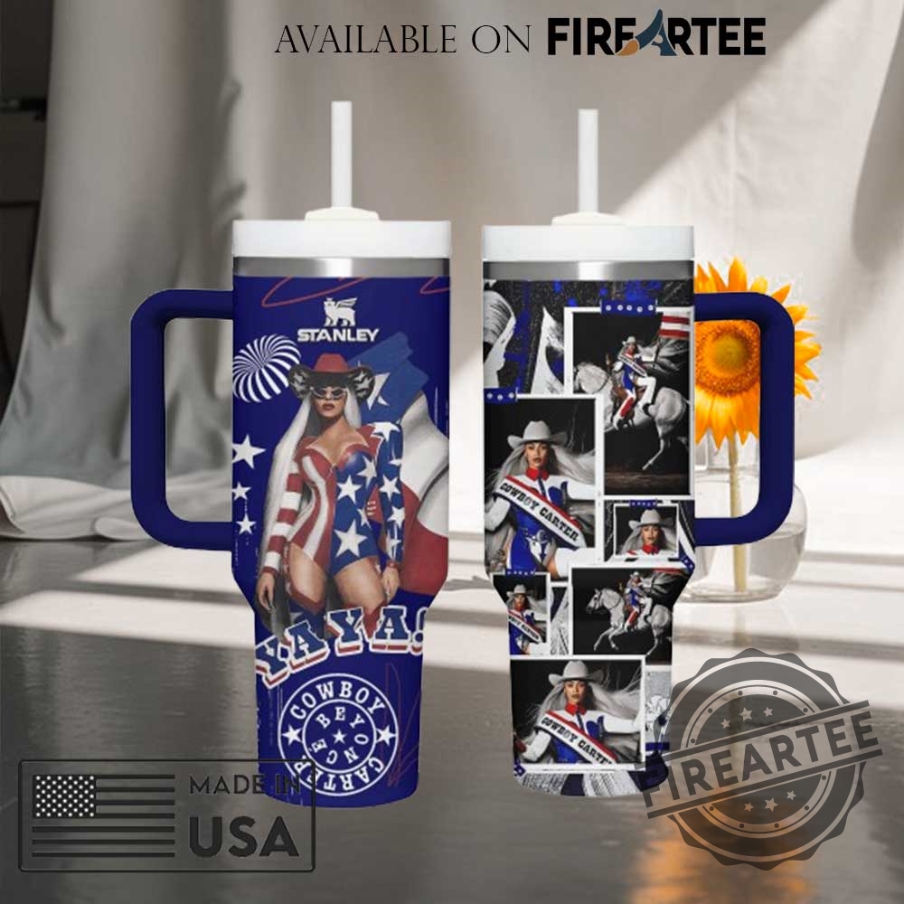Beyoncé Texas Hold Em Cowboy Carter Tumbler Renaissance Tour Souvenir Mug