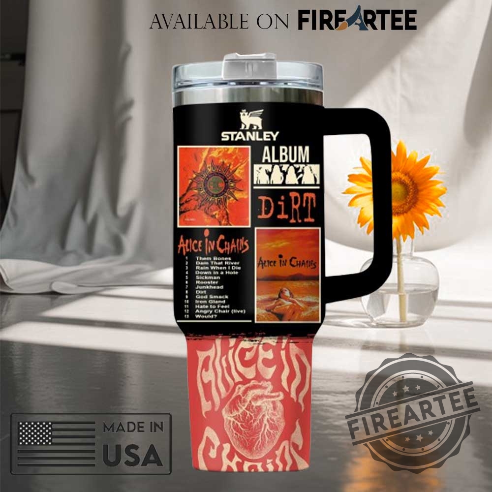Alice In Chains Dirt Album Custom Name Stanley Style Insulated Tumbler Mug 6 Alice In Chains Dirt Album Custom Name Stanley Style Insulated Tumbler Mug