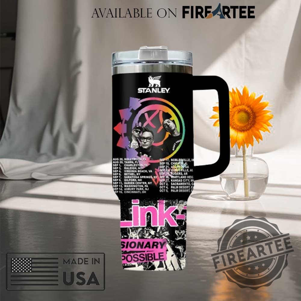 Official Blink182 Missionary Impossible 2025 Stanley Style Tumbler 6 Official Blink-182 Missionary Impossible 2025 Stanley Style Tumbler
