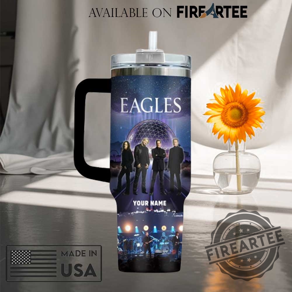 Eagles Band Stanley Tumbler Custom Name Concert Tour Dates Fan Gift Insulated Stainless Steel Mug 6 Eagles Band Stanley Tumbler Custom Name Concert Tour Dates Fan Gift Insulated Stainless Steel Mug