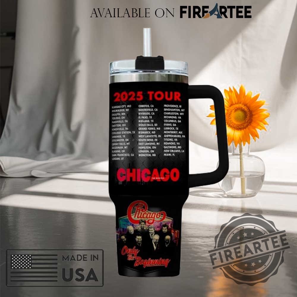 Chicago X The Very Best Of Chicago Only The Beginning Music 40Oz Tumbler 6 Chicago x The Very Best of Chicago: Only the Beginning Music 40oz Tumbler