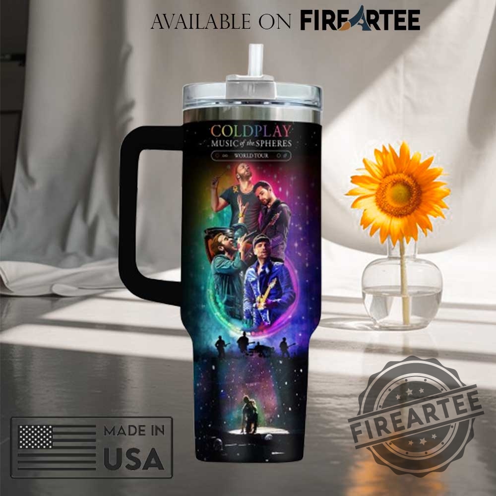 Coldplay Band Live Show Stanley Tumbler Space Theme Pop Music Fan Collectible Drinkware 7 Coldplay Band Live Show Stanley Tumbler Space Theme Pop Music Fan Collectible Drinkware