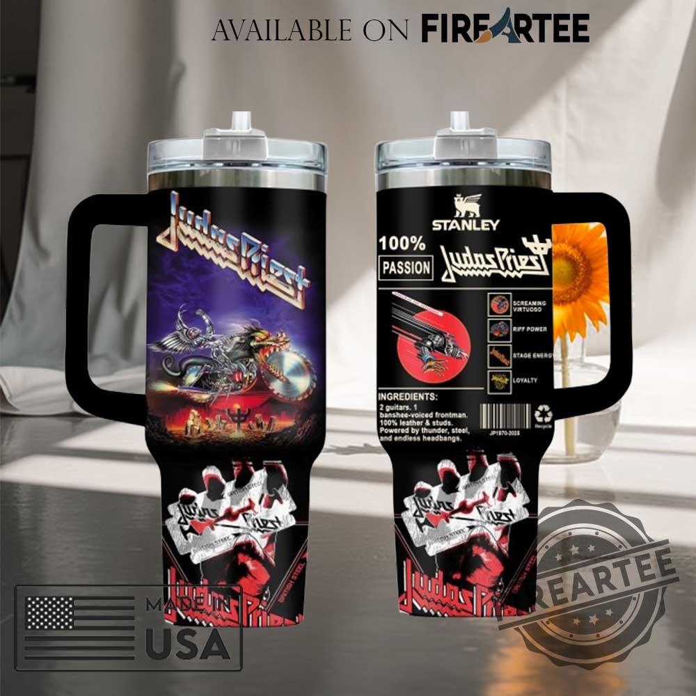 Judas Priest British Steel Stanley Tumbler 100 Passion Heavy Metal Band