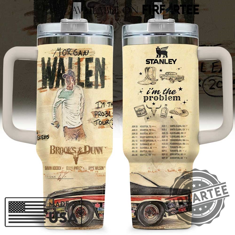 Morgan Wallen Im The Problem Tour Stanley Tumbler Country Music Fan Gift Insulated Mug 5 Morgan Wallen Im The Problem Tour Stanley Tumbler Country Music Fan Gift Insulated Mug fireartee 2