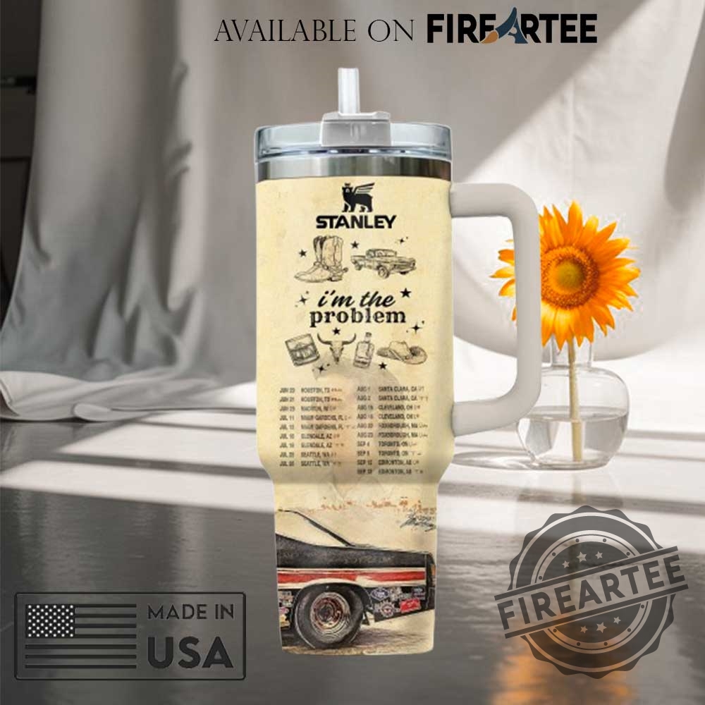 Morgan Wallen Im The Problem Tour Stanley Tumbler Country Music Fan Gift Insulated Mug 6 Morgan Wallen Im The Problem Tour Stanley Tumbler Country Music Fan Gift Insulated Mug fireartee 3