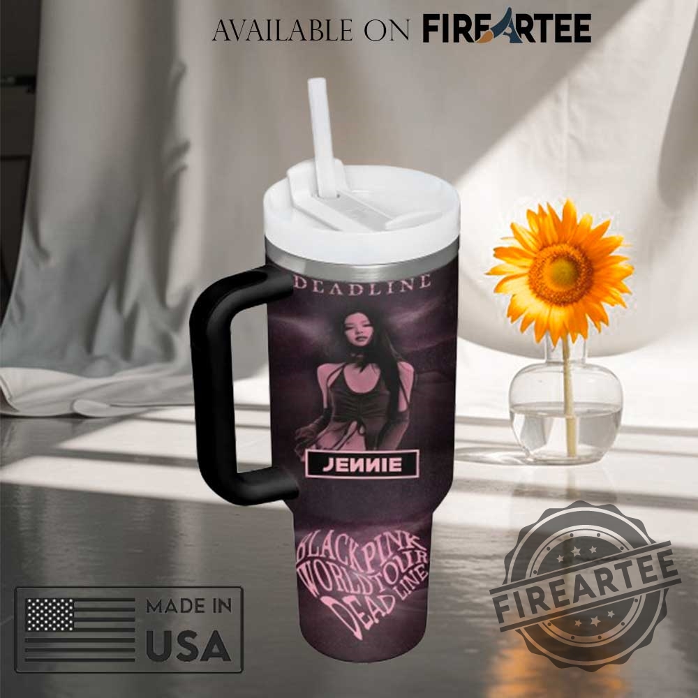 Personalized Blackpink Jennie Signed Stanley Tumbler Kpop Fan Gift Insulated Stainless Steel Mug 7 Personalized BLACKPINK Jennie Signed Stanley Tumbler K-Pop Fan Gift Insulated Stainless Steel Mug