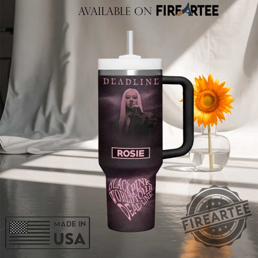 Personalized Blackpink Rosé Signed Stanley Tumbler Kpop Fan Gift Insulated Stainless Steel Mug 9 Personalized BLACKPINK Rosé Signed Stanley Tumbler K-Pop Fan Gift Insulated Stainless Steel Mug
