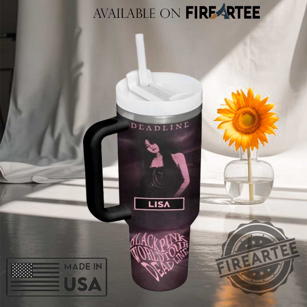 Personalized Blackpink Lisa Signed Stanley Tumbler Kpop Fan Gift Insulated Stainless Steel Mug 7 Personalized BLACKPINK Lisa Signed Stanley Tumbler K-Pop Fan Gift Insulated Stainless Steel Mug