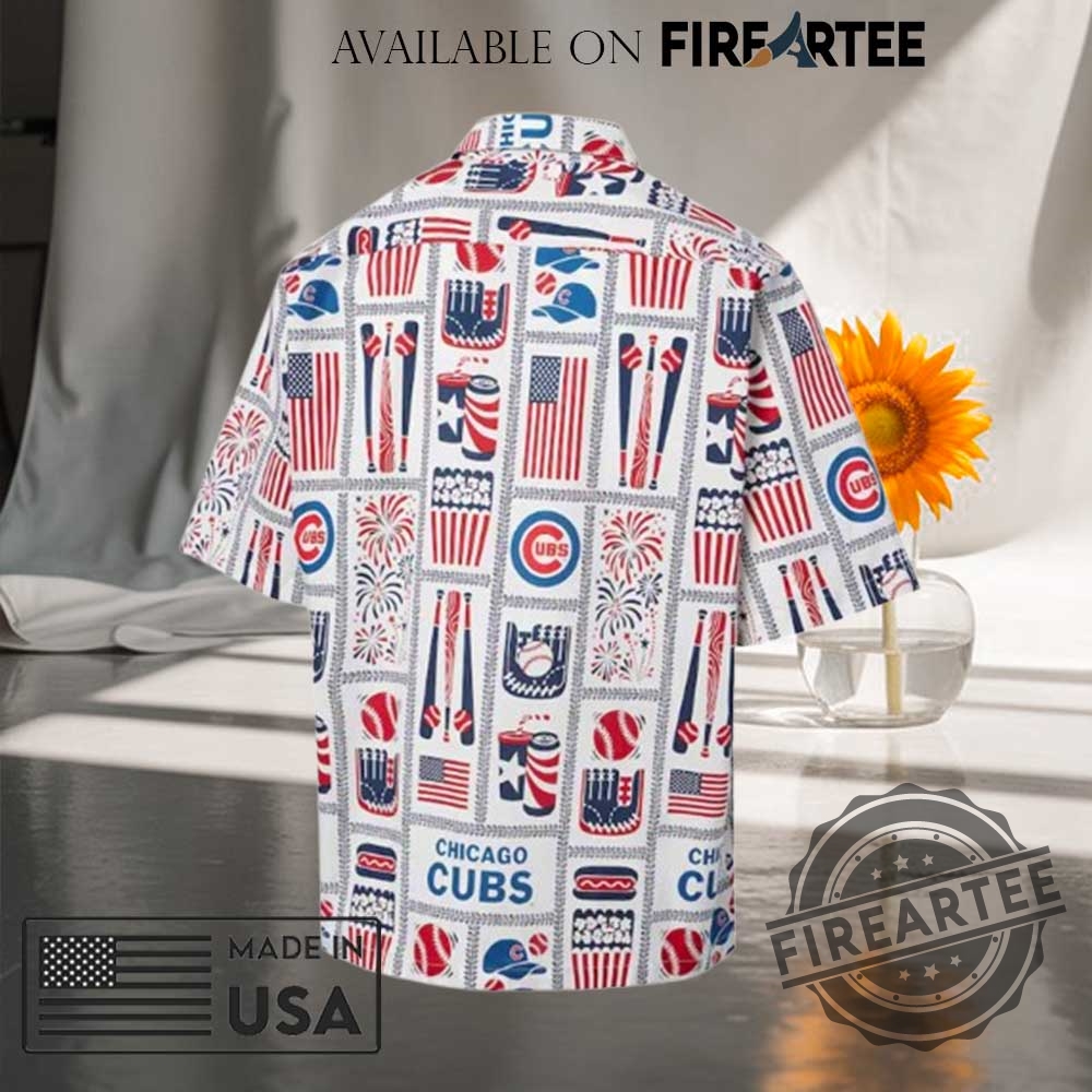 Chicago Cubs Americana Hawaiian Shirt 5 Chicago Cubs Americana Hawaiian Shirt