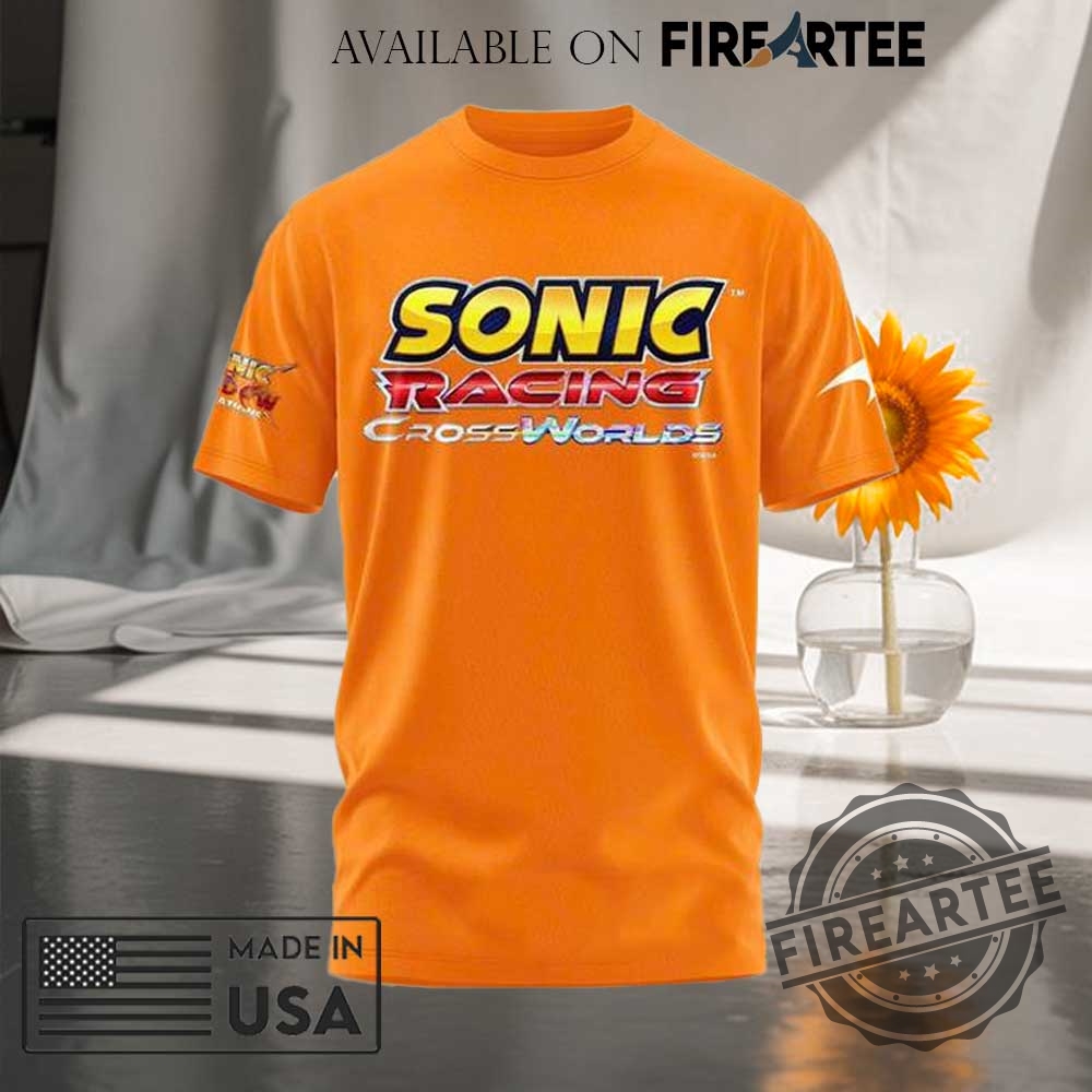 Mclaren F1 X Sonic Racing Cross World Tshirt 4 McLaren F1 x Sonic Racing Cross World T-shirt