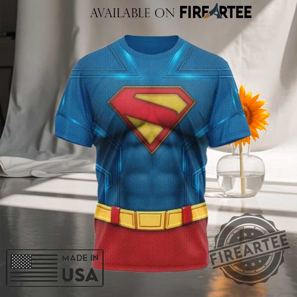Superman Cosplay All Over Print Shirt 3 Superman Cosplay All Over Print Shirt