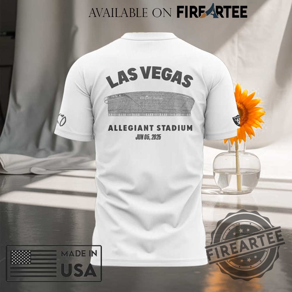 Las Vegas Raiders X The Weeknd After Hours Til Dawn 2025 Tour White Tshirt 5 Las Vegas Raiders x The Weeknd After Hours Til Dawn 2025 Tour White T-shirt