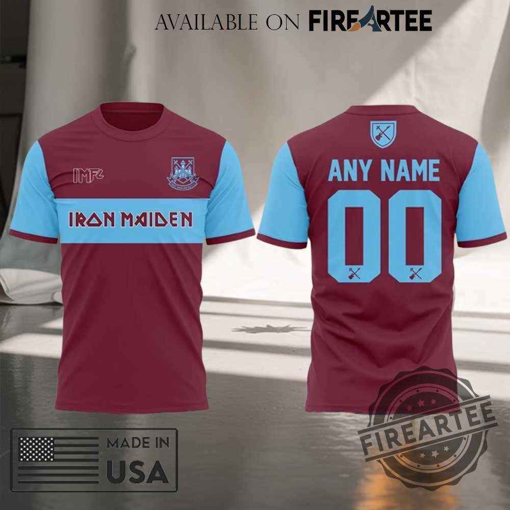 West Ham United X Iron Maiden Personalized Tshirt