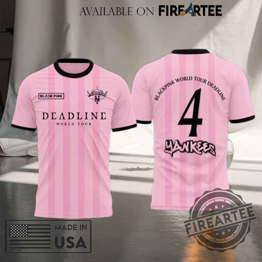 Blackpink Mix New York Yankees Deadline World Tour Tshirt
