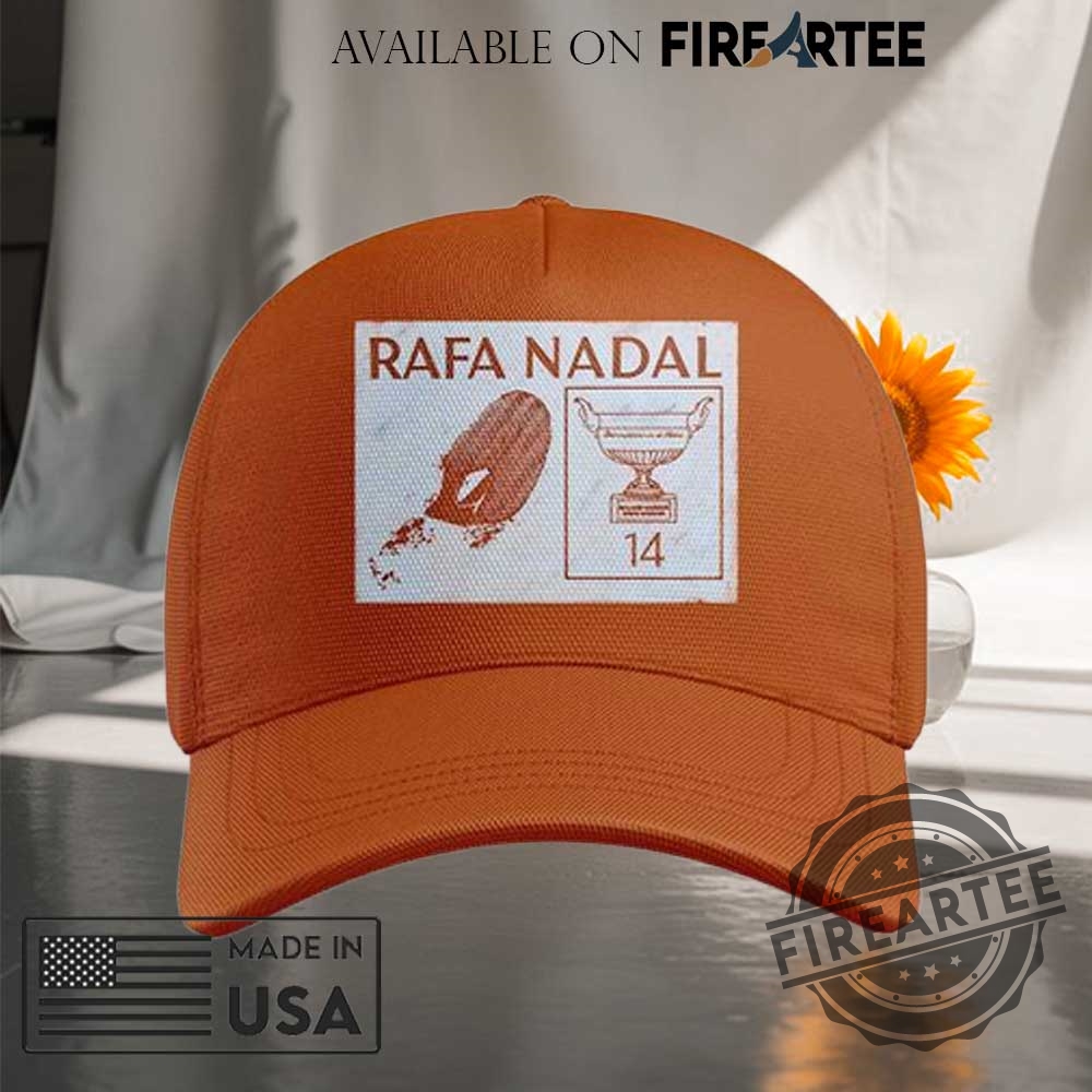 "Top 2025 Championship Caps for Sports Fans and Collectors" 16 Merci Rafa Rafael Nadal The Legend The King Of Clay Orange Cap