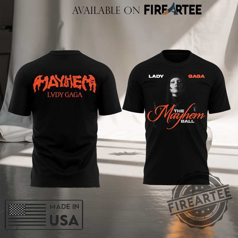 Lady Gaga The Mayhem Ball Tour 2025 Tshirt