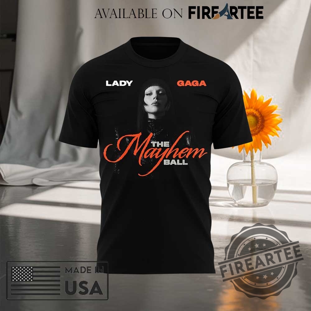 Lady Gaga The Mayhem Ball Tour 2025 Tshirt 4 Lady Gaga The Mayhem Ball Tour 2025 T-shirt