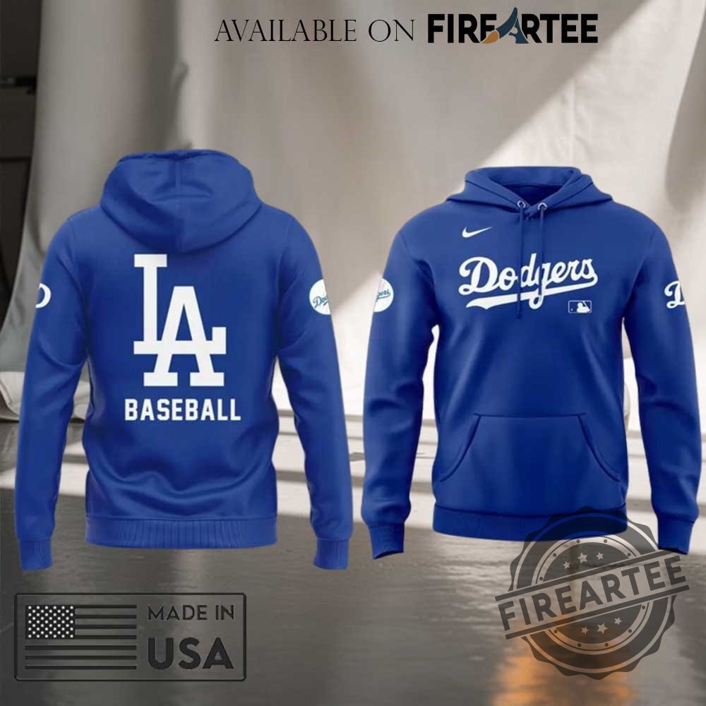 2025 Los Angeles Dodgers Blue Hoodie