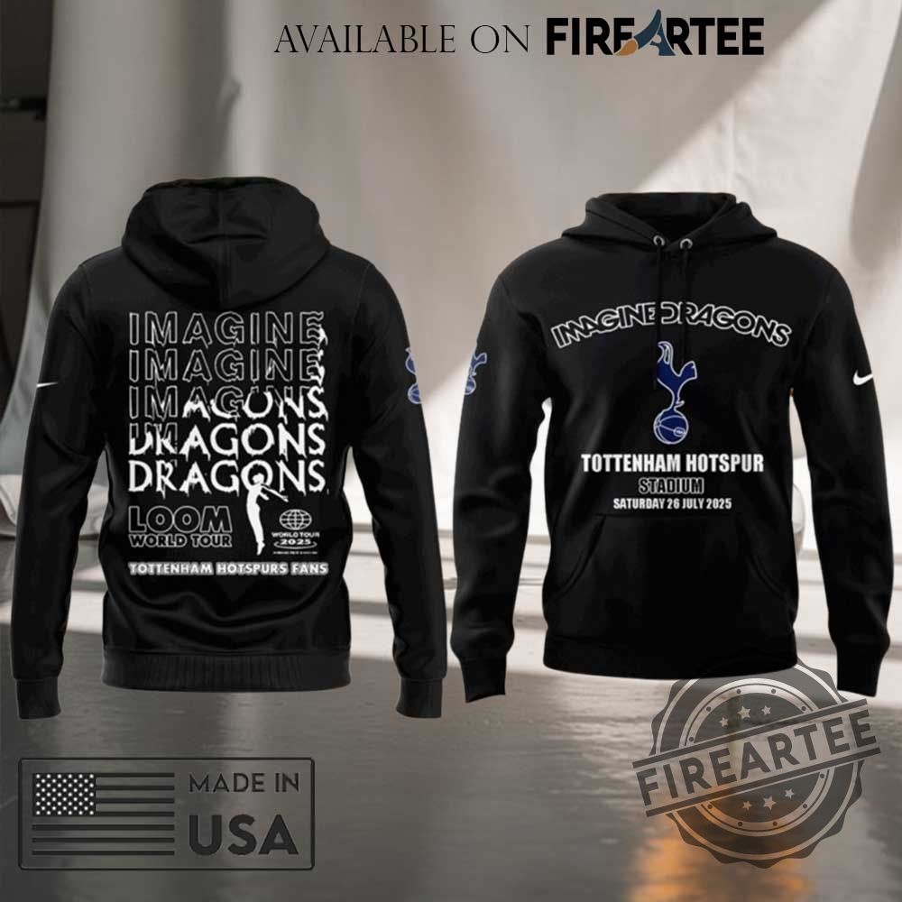 Tottenham Hotspus X Imagine Dragons Black Hoodie