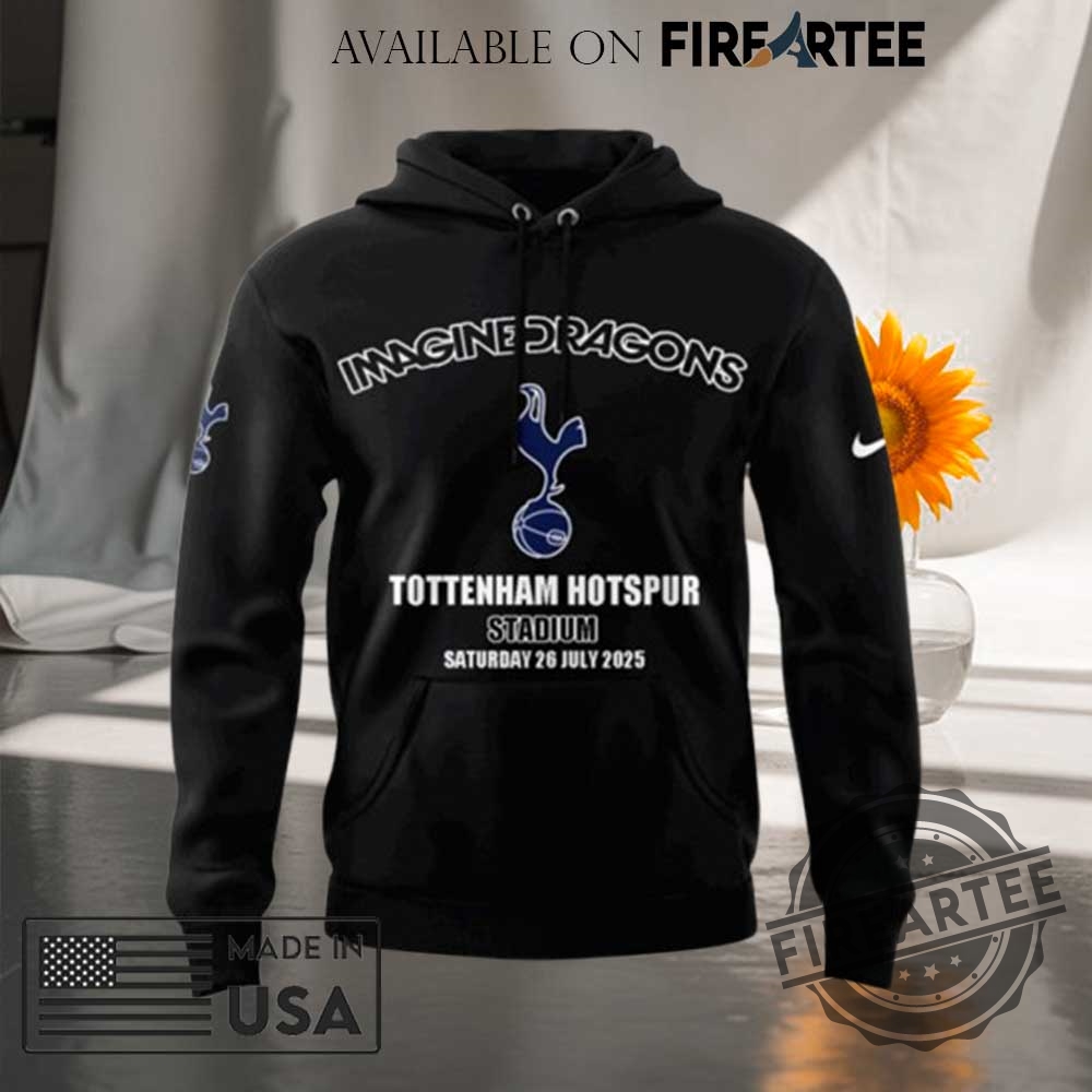 Tottenham Hotspus X Imagine Dragons Black Hoodie 4 Tottenham Hotspus x Imagine Dragons Black Hoodie