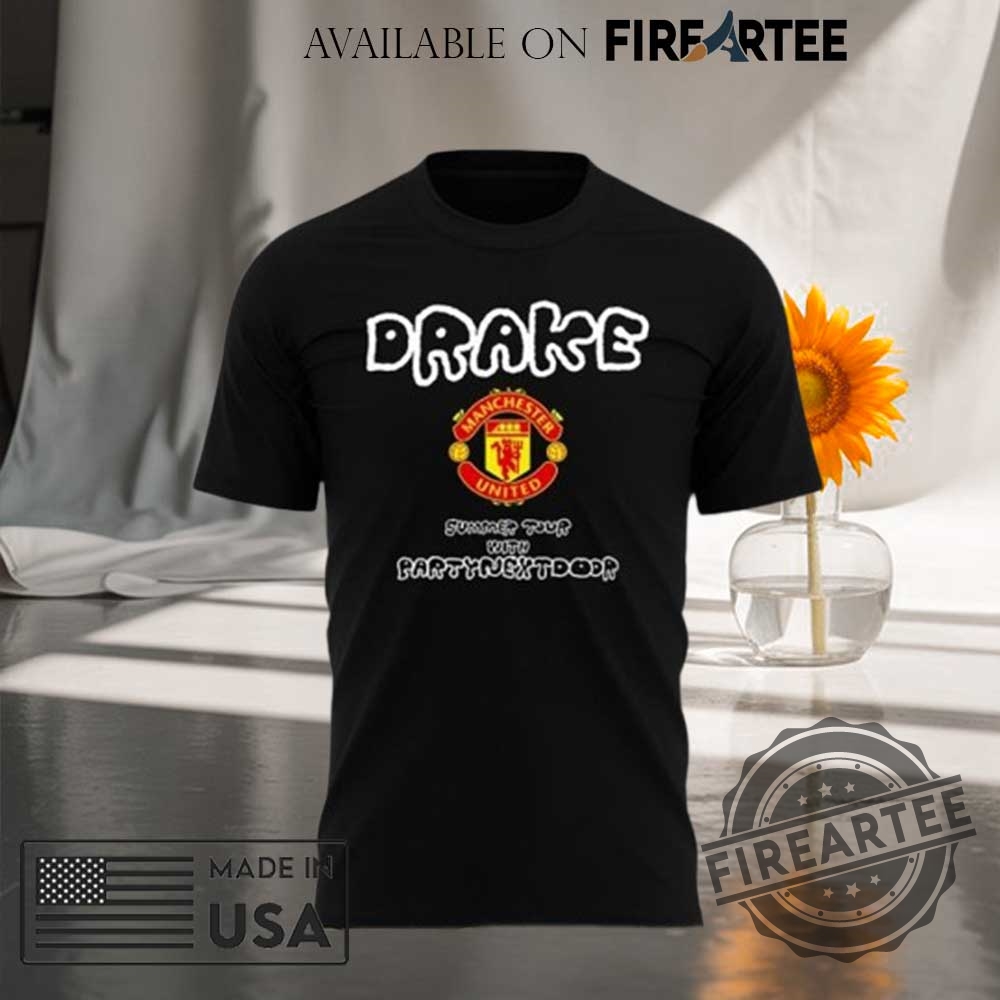 Manchester United x Drake Summer Tour 2025 T-shirt 4 Manchester United x Drake Summer Tour 2025 T-shirt