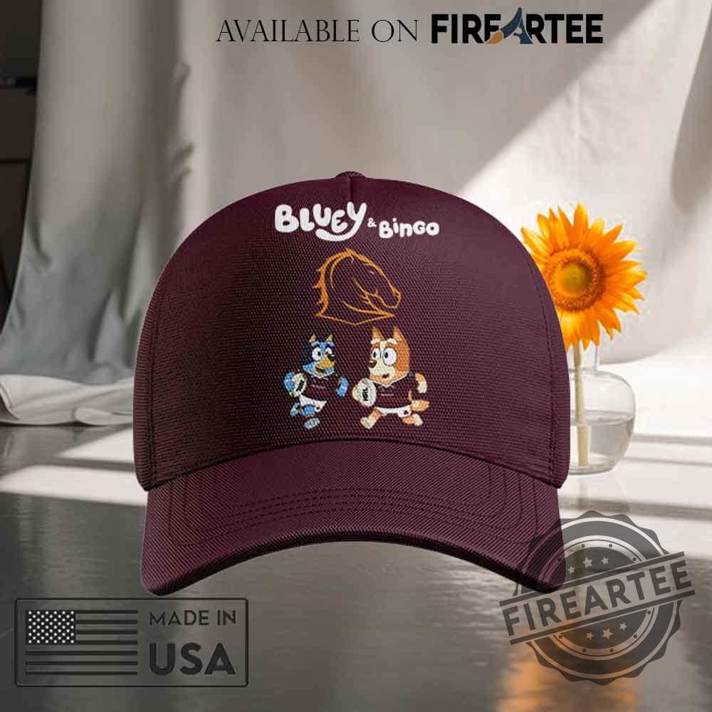 Brisbane Broncos Bluey And Bingo Cap 5 Brisbane Broncos Bluey and Bingo Cap