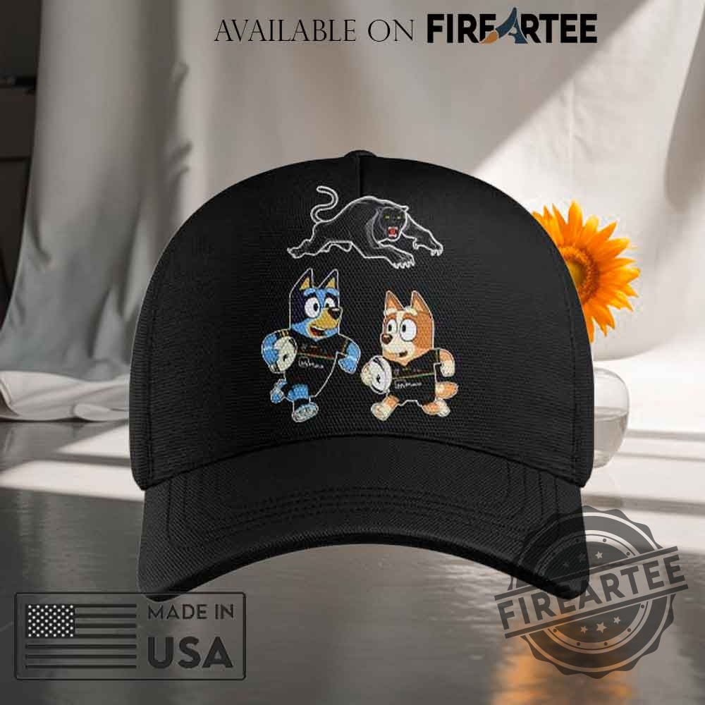 Penrith Panthers Bluey And Bingo Cap 4 Penrith Panthers Bluey and Bingo Cap