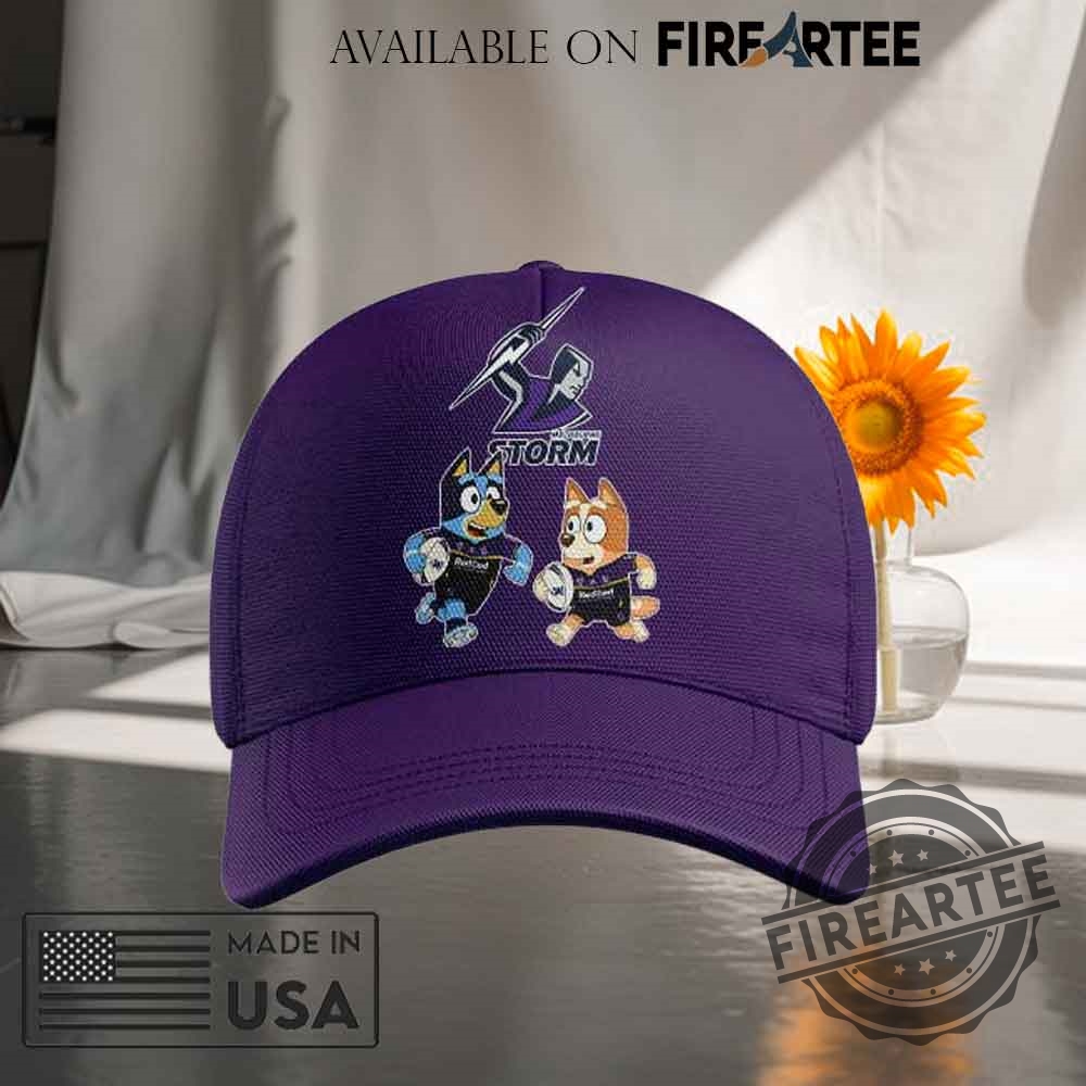 Melbourne Storm Bluey And Bingo Classic Cap 4 Melbourne Storm Bluey and Bingo Classic Cap